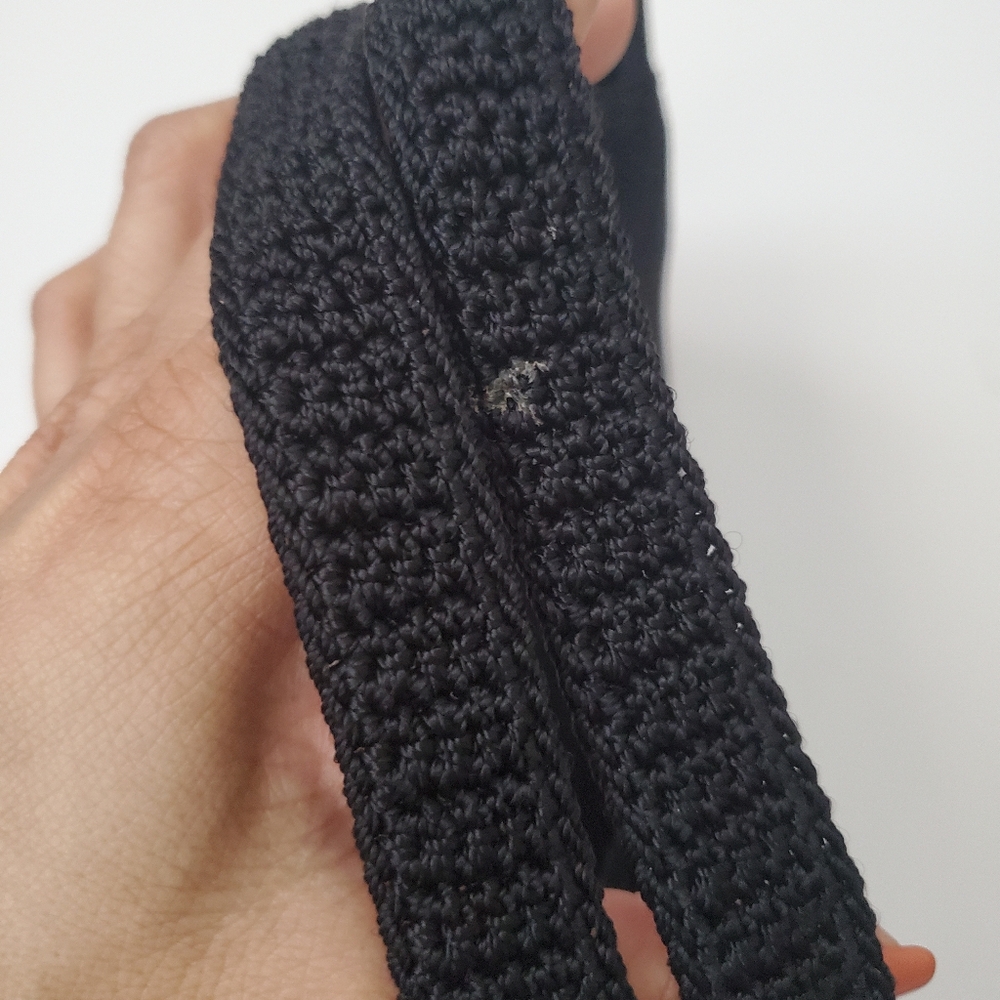 The Sak Black Crochet Mini Tote Bag - Picture 12 of 14